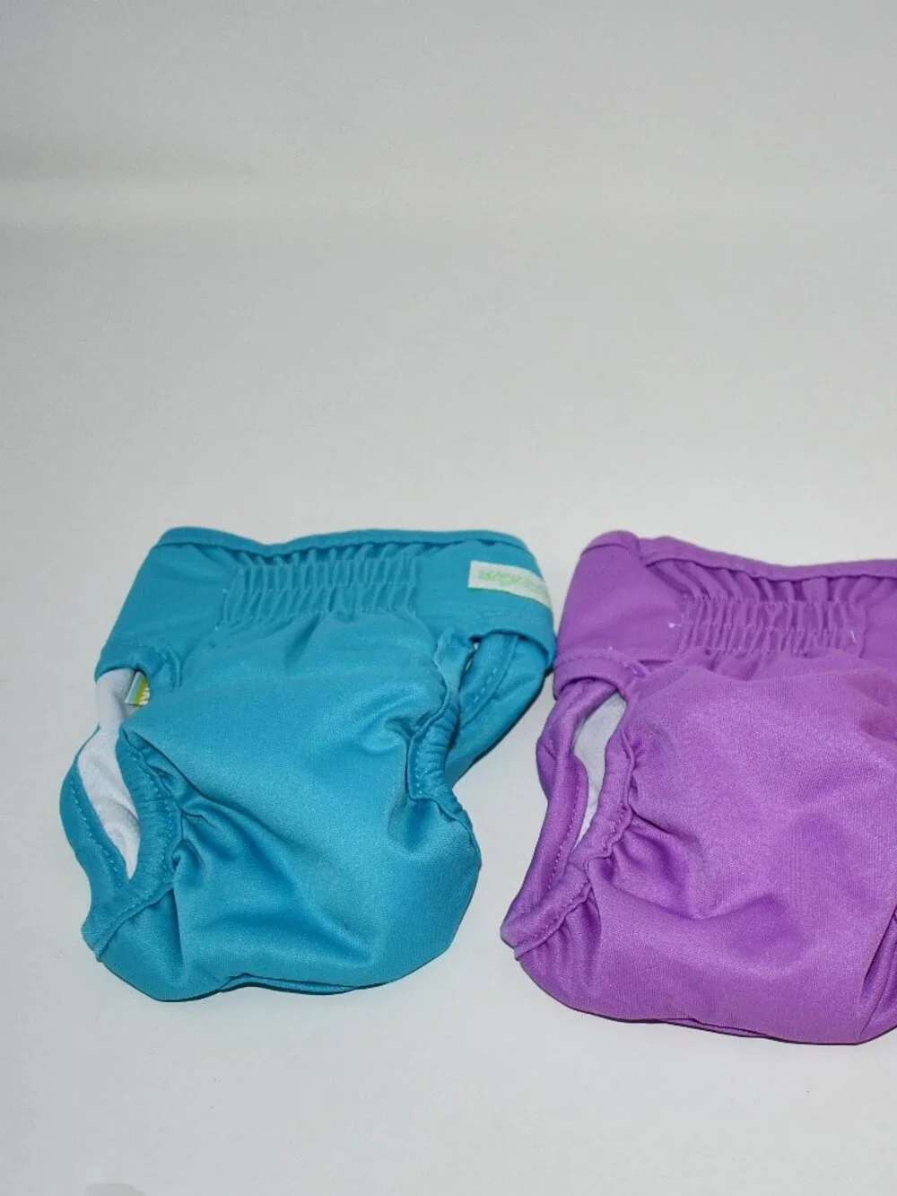 Wegreeco Premium Washable Female Dog Diapers 3 pack Purple/Pink/Teal Size: SMALL